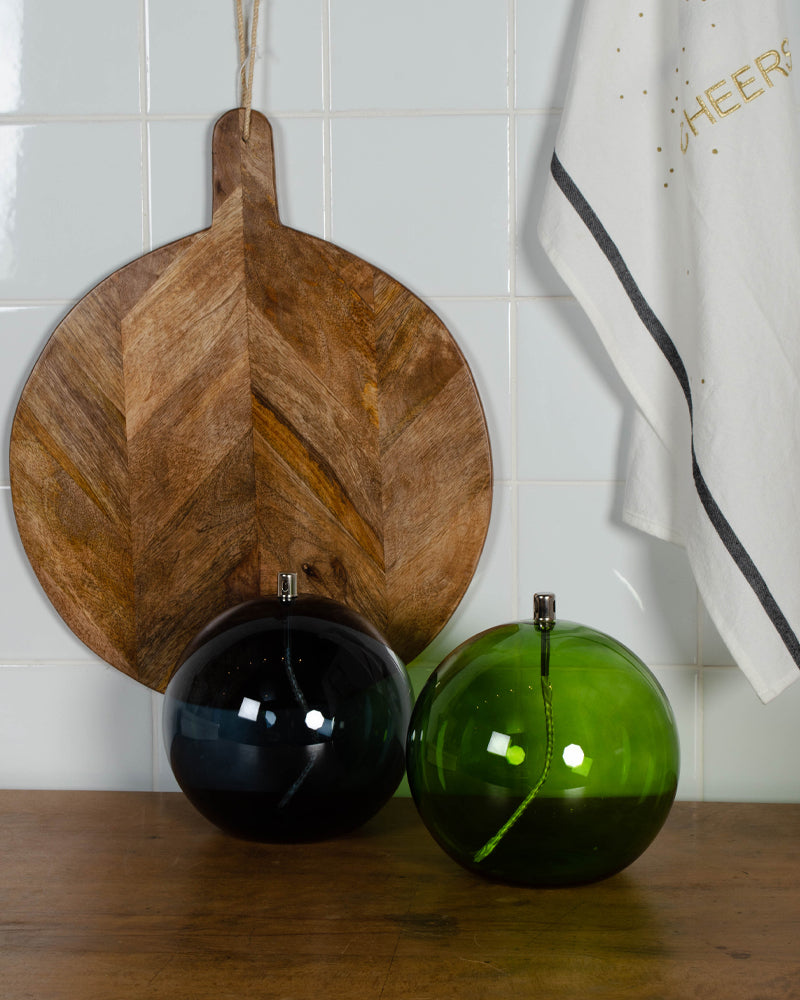 Lampe a huile sphere 3xl bazar de luxe