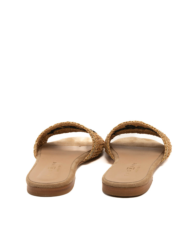 Mule fiorina couleur Camel