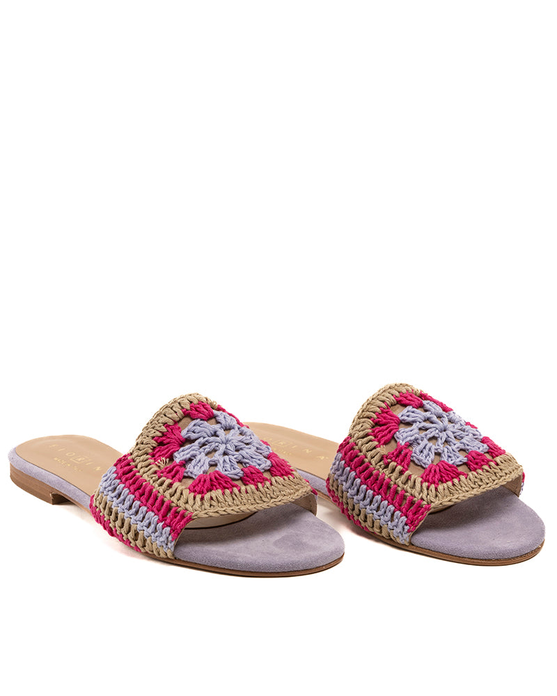 Mule fiorina couleur Violet