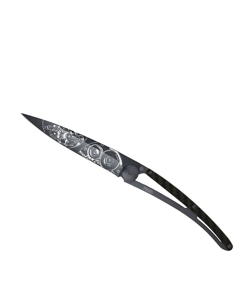 Couteau garde temps deejo couleur Noir