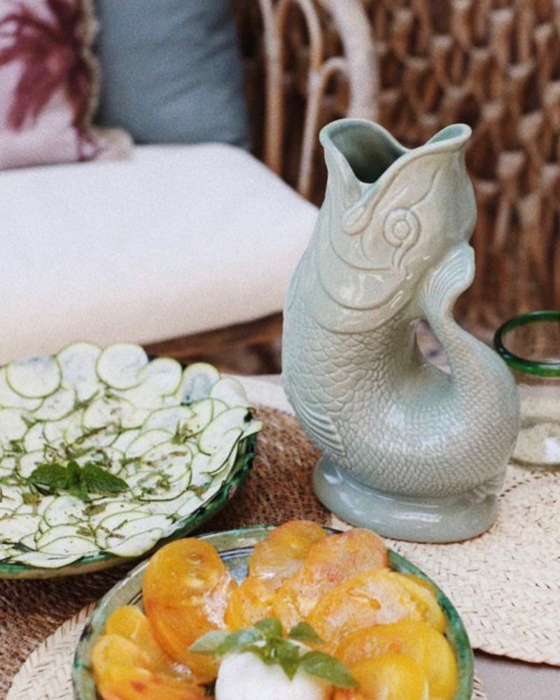 Carafe gluggle couleur Sauge