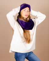 Snood lea clement couleur Violet
