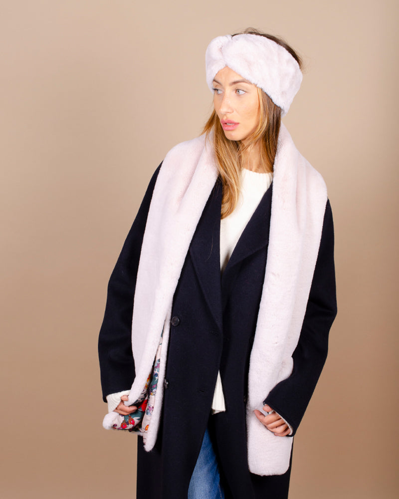 Echarpe lea clement couleur Ivoire