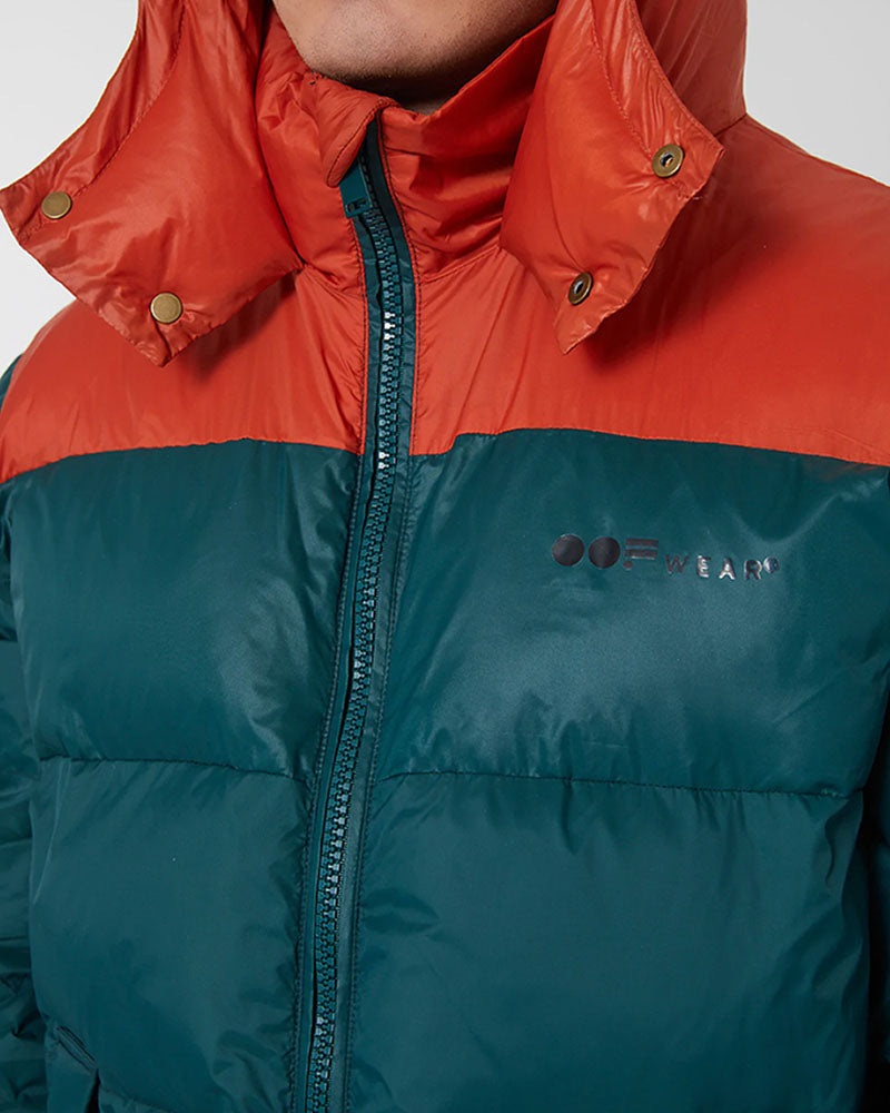 Doudoune oof couleur Emeraude