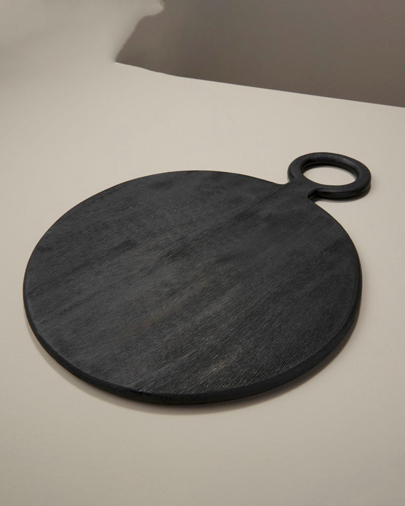 Arts de la table BE HOME - Planche ronde noir