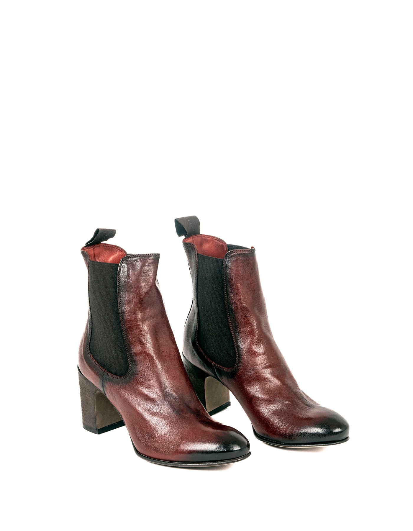 Boots chelsea sturlini couleur Bordeaux