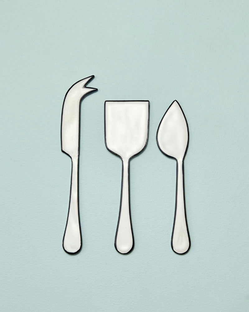 Arts de la table BE HOME - Couverts à fromage email