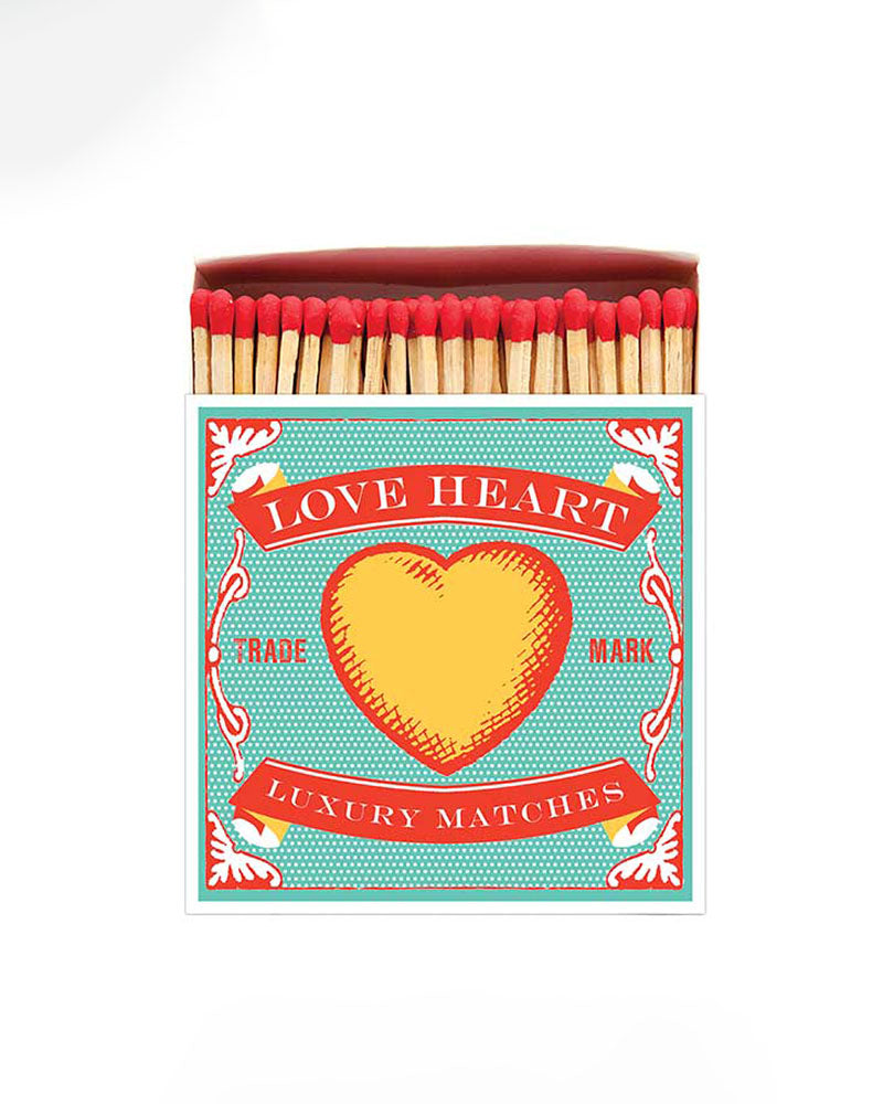 Boite allumettes love heart