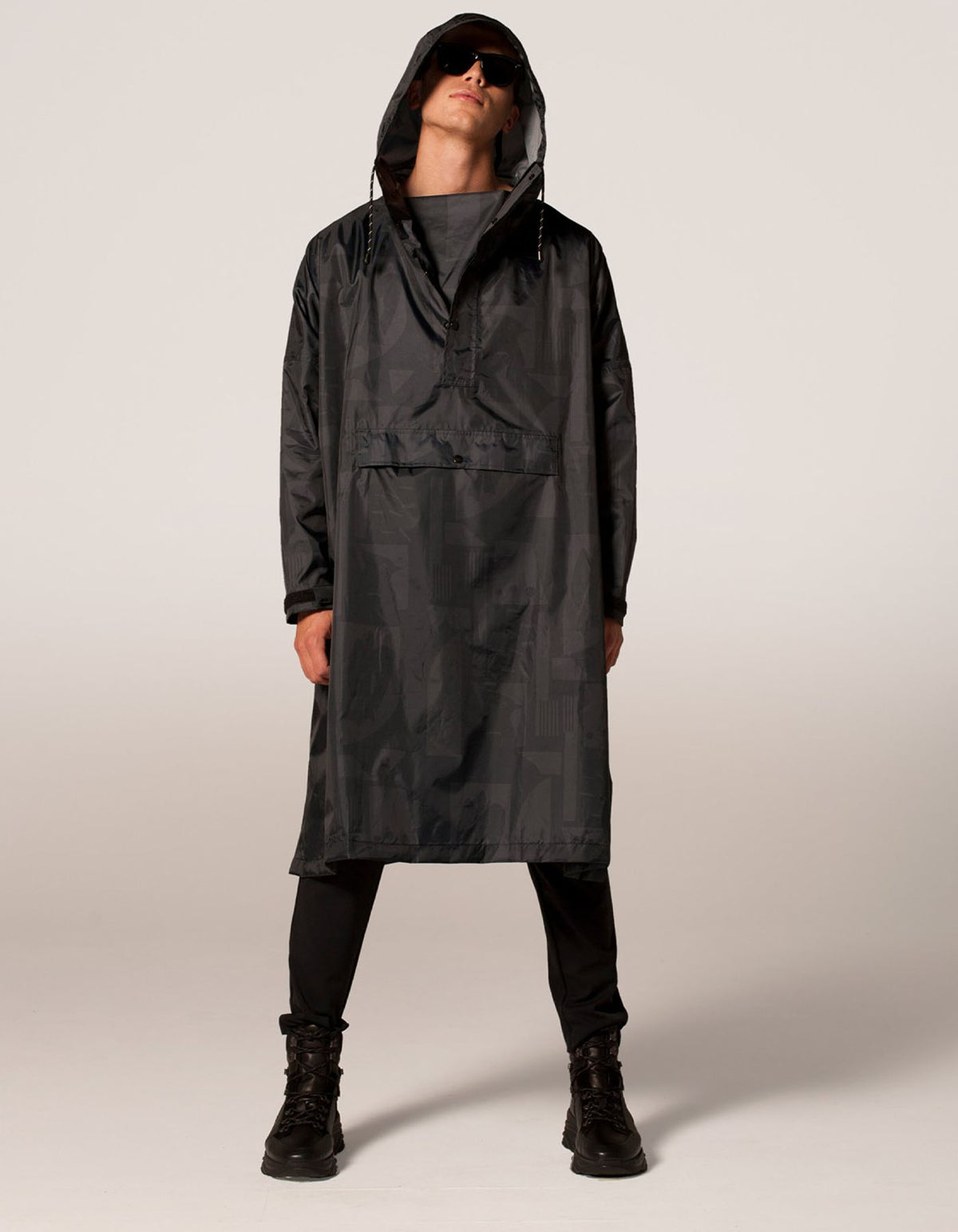 Cape de pluie rain kiss couleur Noir