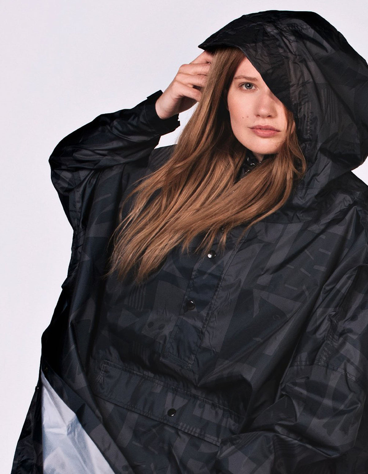 Cape de pluie rain kiss couleur Noir