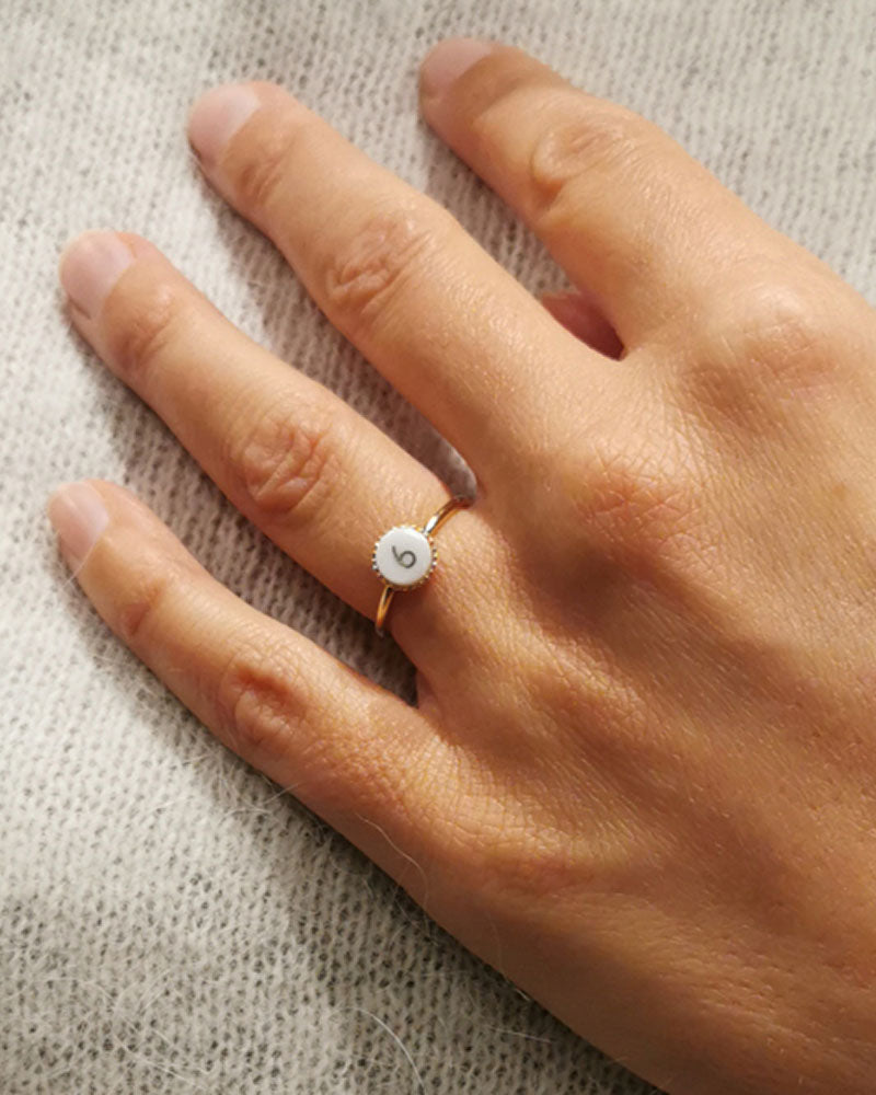 Bague sparkling by bbuble couleur Uni