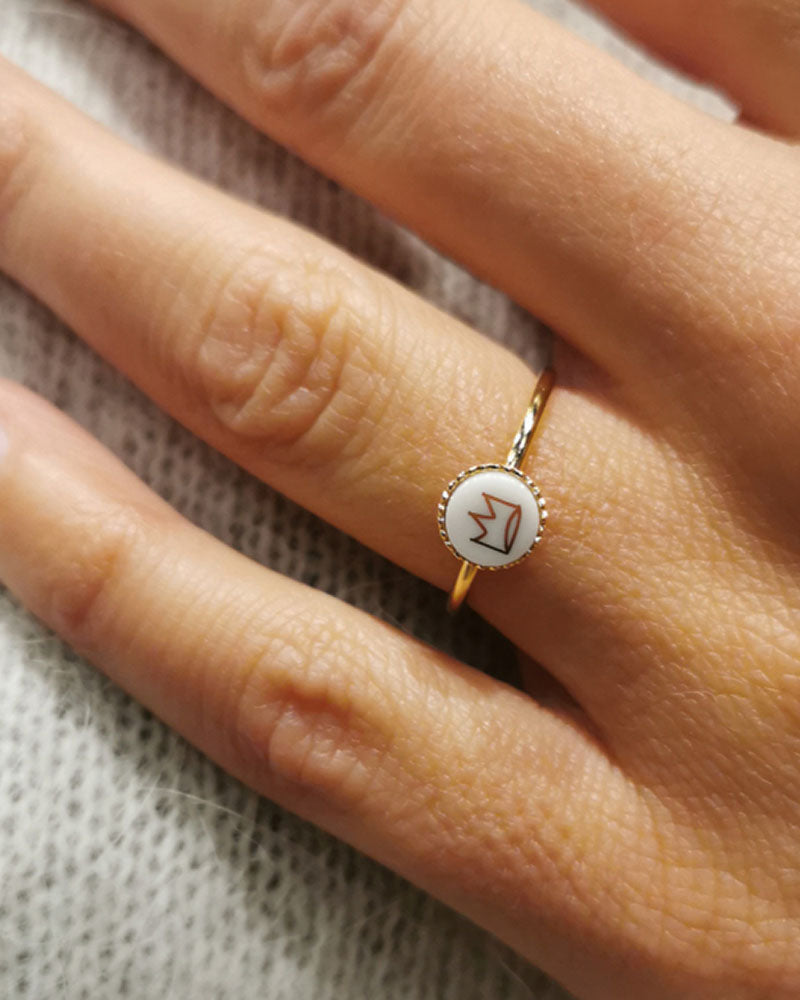 Bague sparkling by bbuble couleur Uni