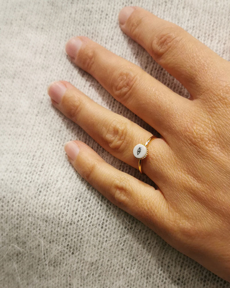 Bague sparkling by bbuble couleur Uni