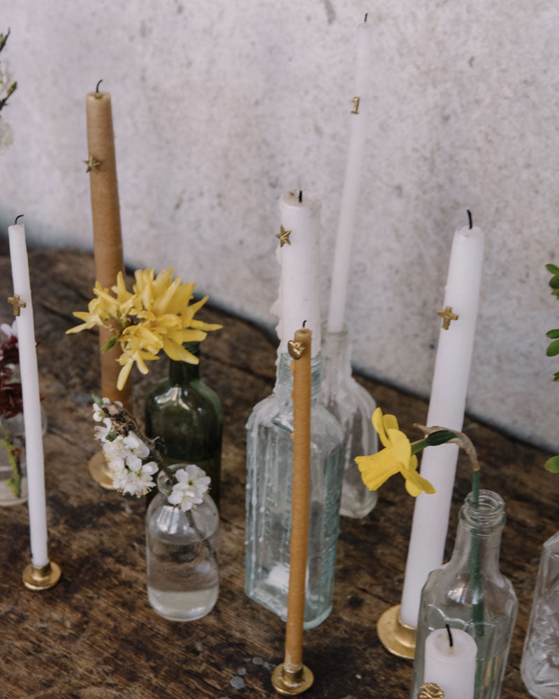 Bijou bougie cross boncoeurs couleur Or