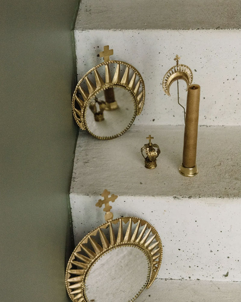 Bijou bougie couronne boncoeurs couleur Or