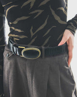 Ceinture pyton claris virot couleur Noir