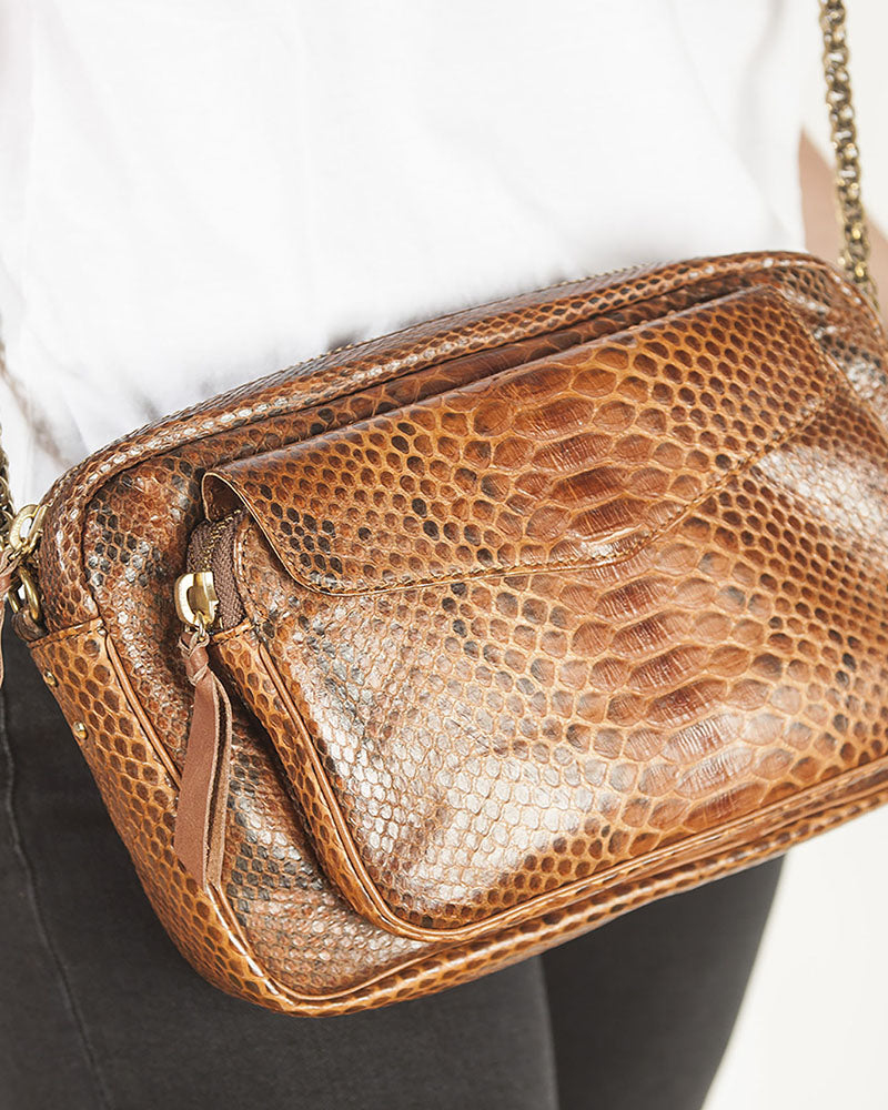 Sac claris virot couleur Cognac