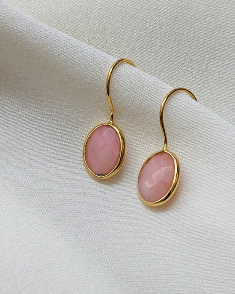 Boucles d'oreilles Magali Sophie Deschamps couleur Blanc