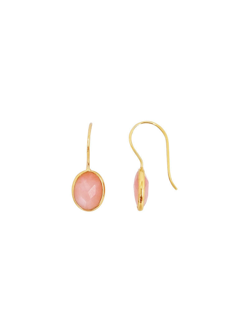 Boucles d'oreilles Magali Sophie Deschamps couleur Blanc