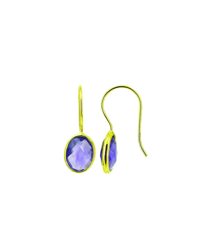 Boucles d'oreilles Magali Sophie Deschamps couleur Blanc