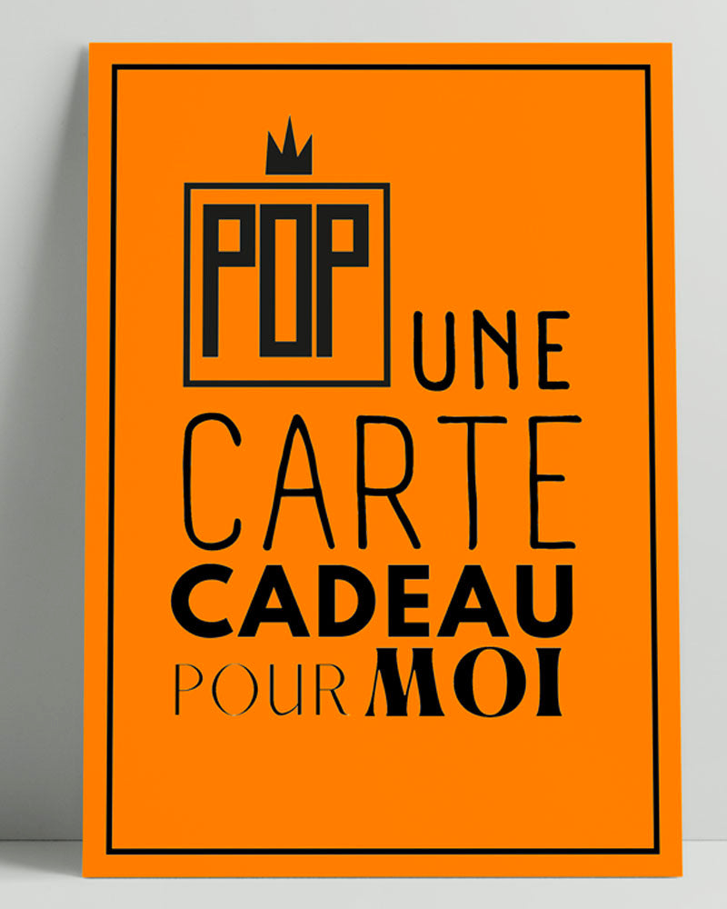 Bon cadeau Pop