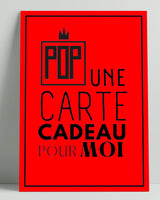 Bon cadeau Pop