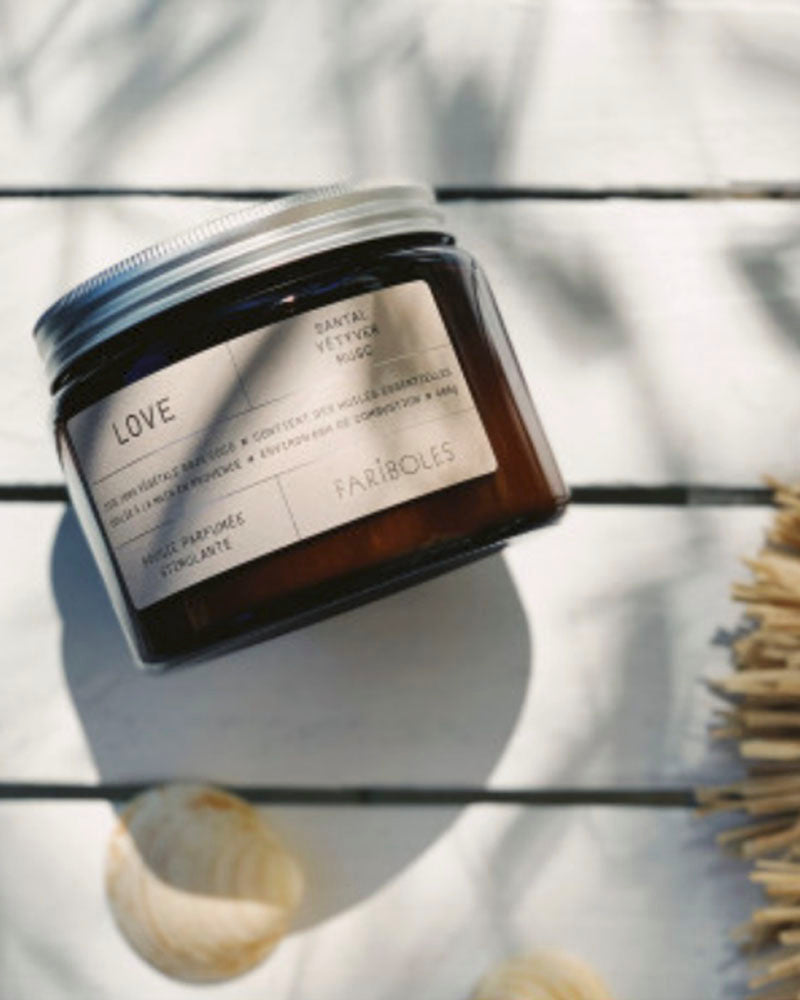 Bougie love 400g fariboles