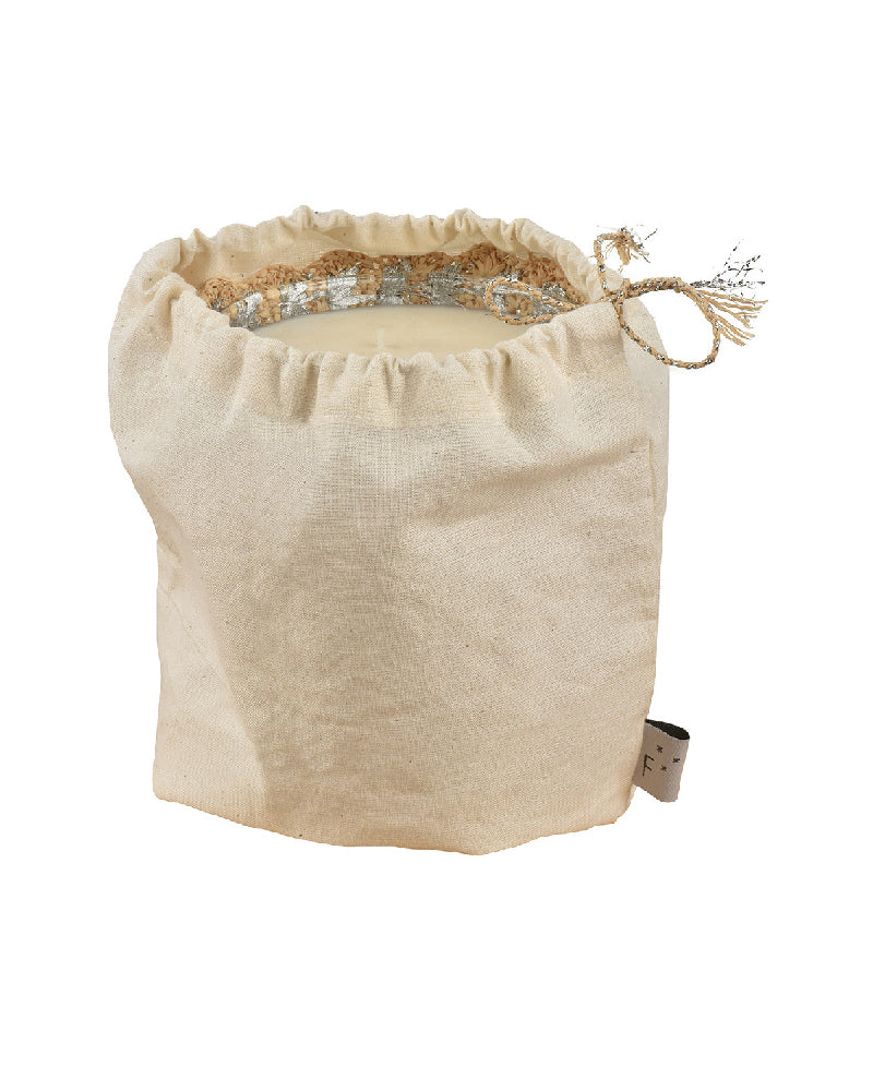 Bougie Raffia Ambre 400g