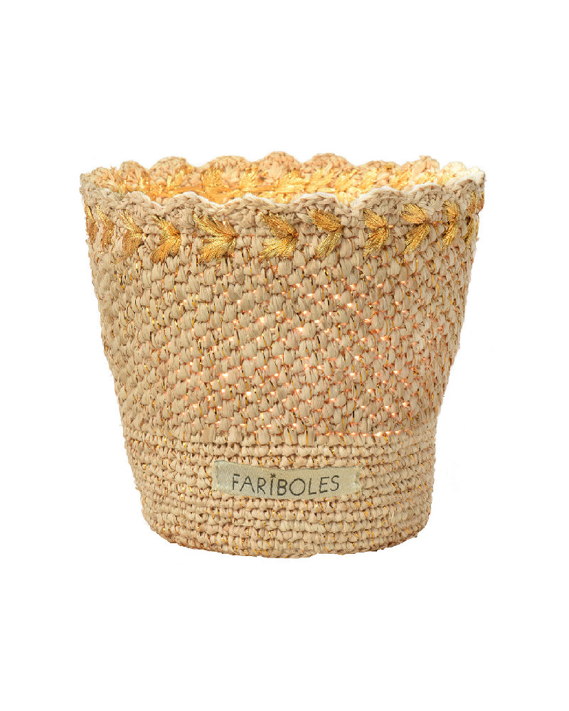 Bougie Raffia Santal 400