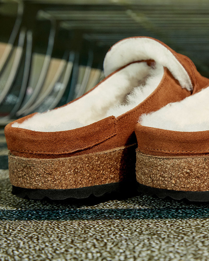 Mule buckley birkenstock couleur Camel