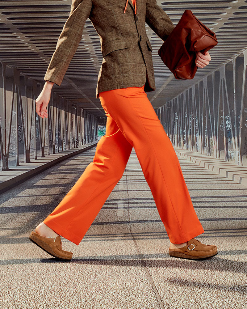 Mule buckley birkenstock couleur Camel