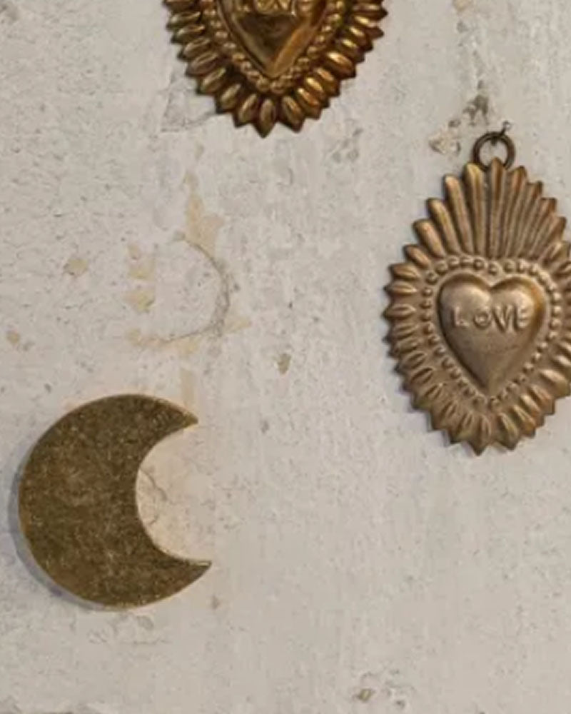 Clou mur  boncoeurs couleur Or