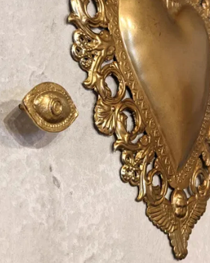 Clou mur  boncoeurs couleur Or