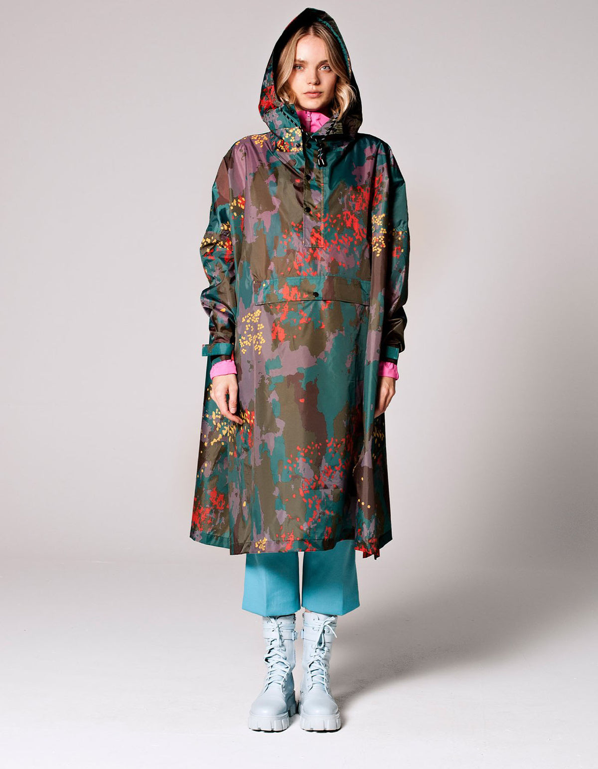 Cape de pluie rain kiss couleur Multicouleur