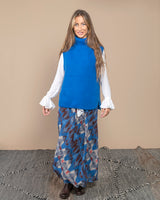 Jupe momoni couleur Bleu