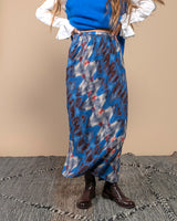Jupe momoni couleur Bleu