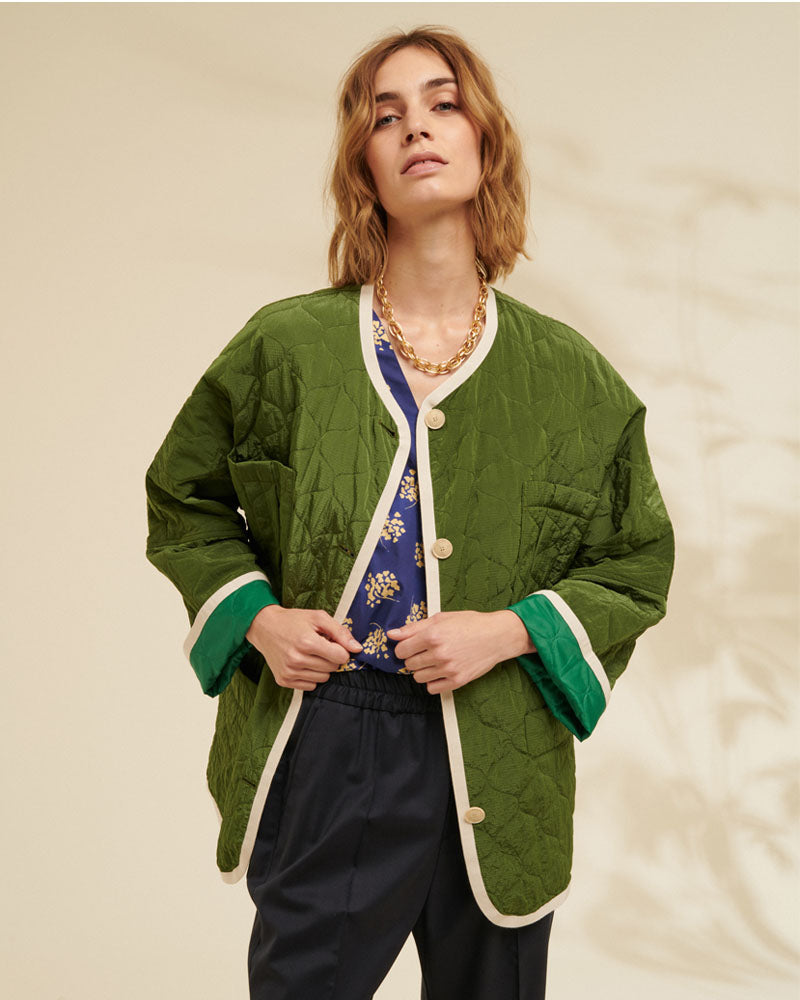 Veste chloe stora Kaki Pop And Shoes