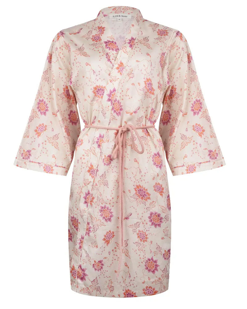 Kimono jolie  love stories couleur Fleuri