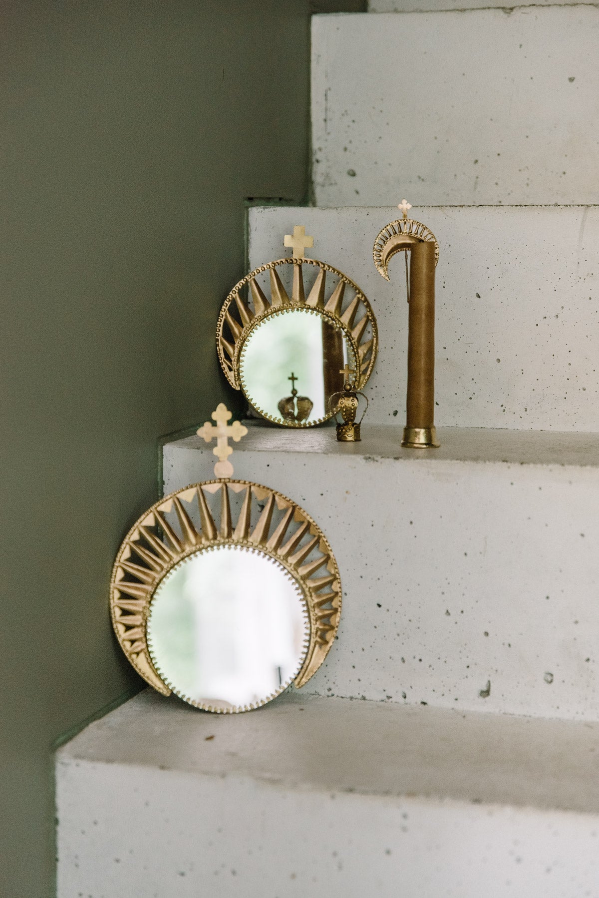 Miroir couronne boncoeurs