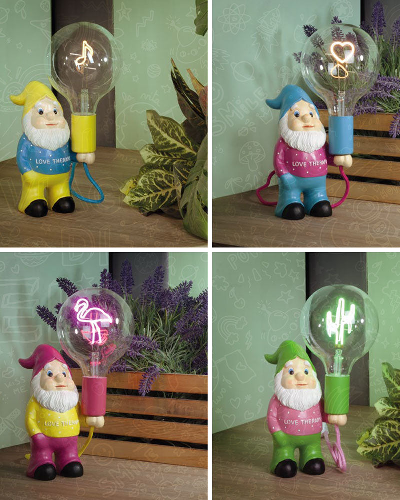 Lampe nain amarcords couleur Orange