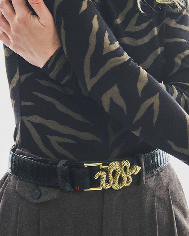 Boucle serpent or claris virot couleur Or