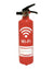 Extincteur wifi rouge fire design couleur Uni