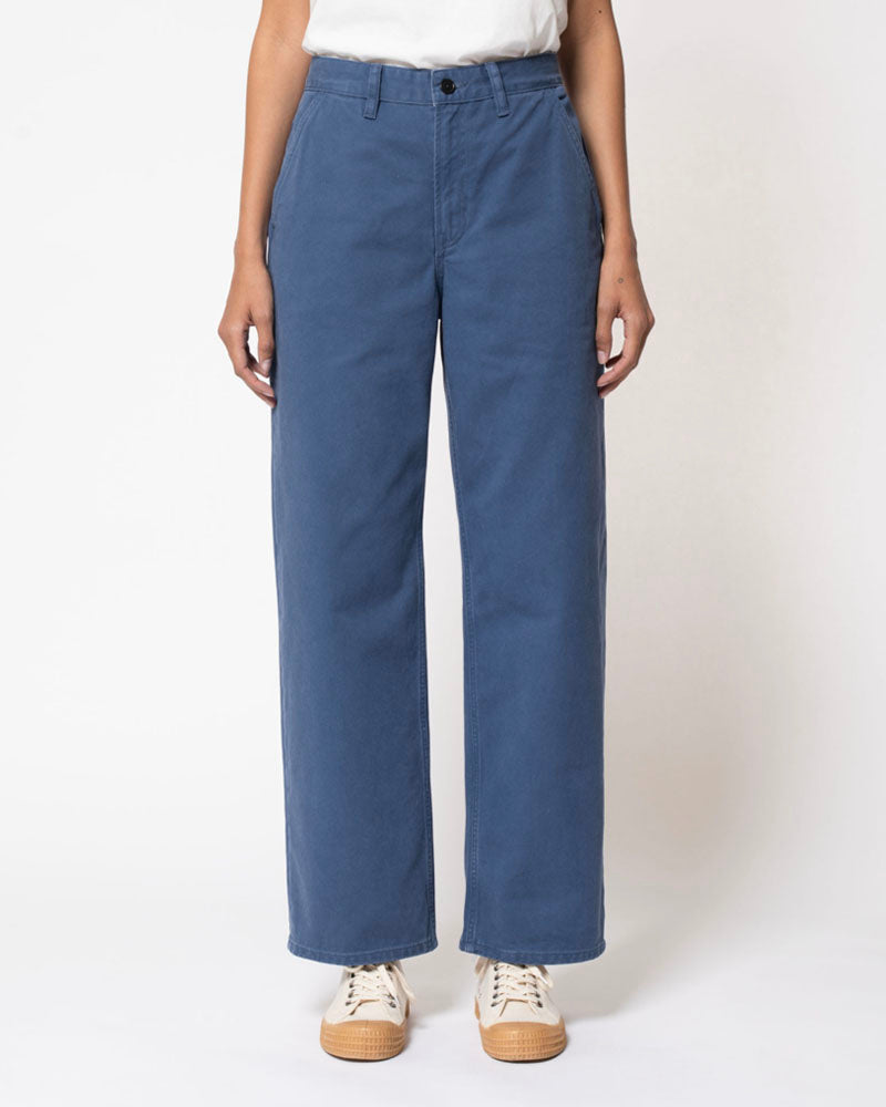 Pantalon nudie woman couleur Bleu